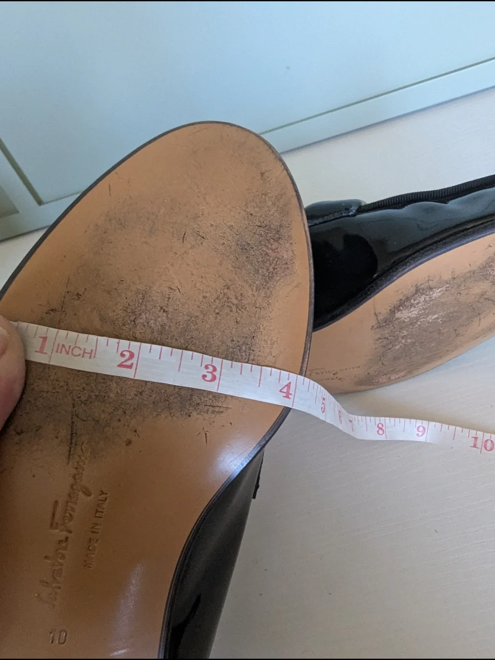Salvatore Ferragamo Black Patent & Fabric Slip-On Loafers